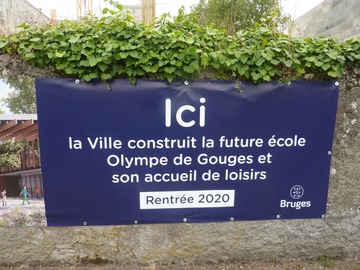 Future école Olympe de Gouges à Bruges